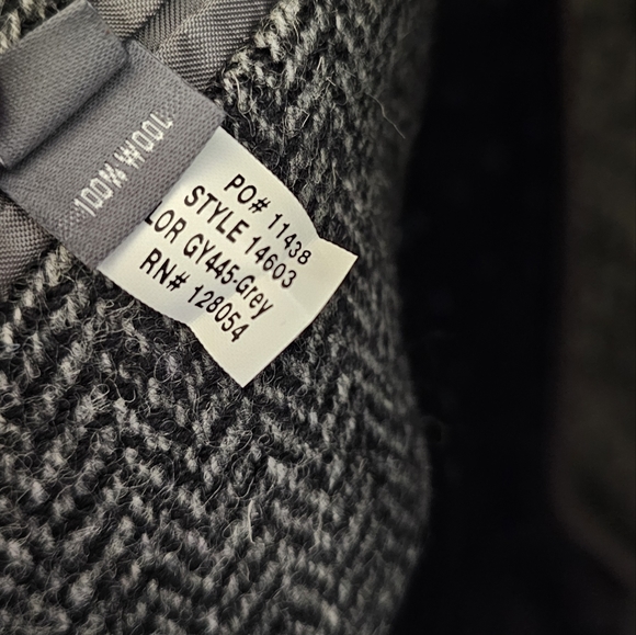 Bonobos 100% Wool Grey Herringbone Coat Regular Fit Size 40R - Picture 10 of 15